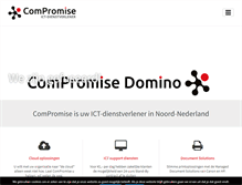 Tablet Screenshot of compromise.nl